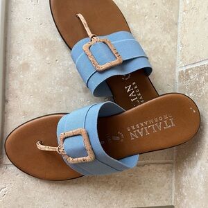 Italian Shoemakers Women's Blue Sandals